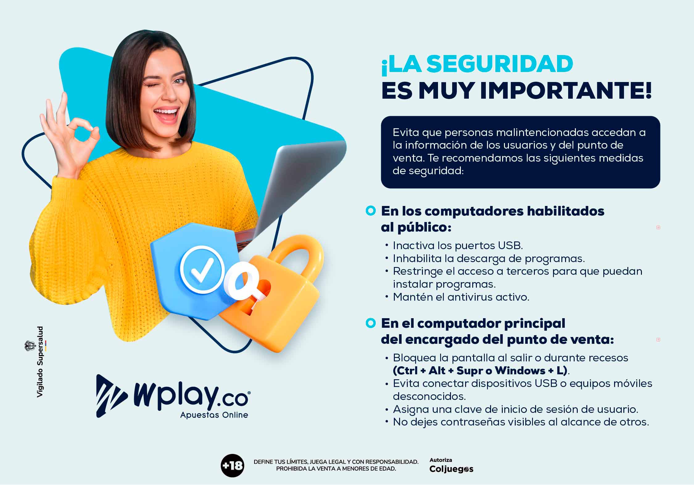 Banner La seguridad es importante